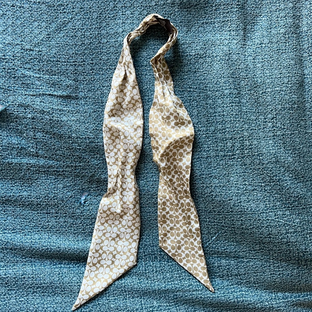 Coach silk scarf